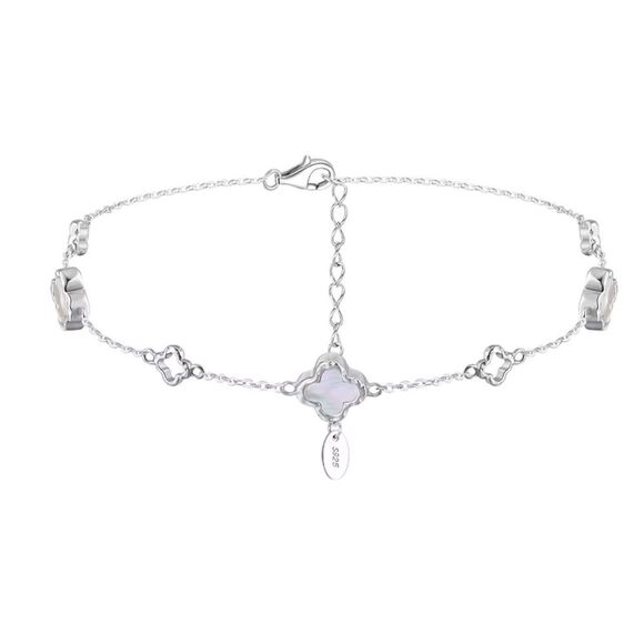 ENA925 Sterling Silver Anklet - Picture 5 of 6